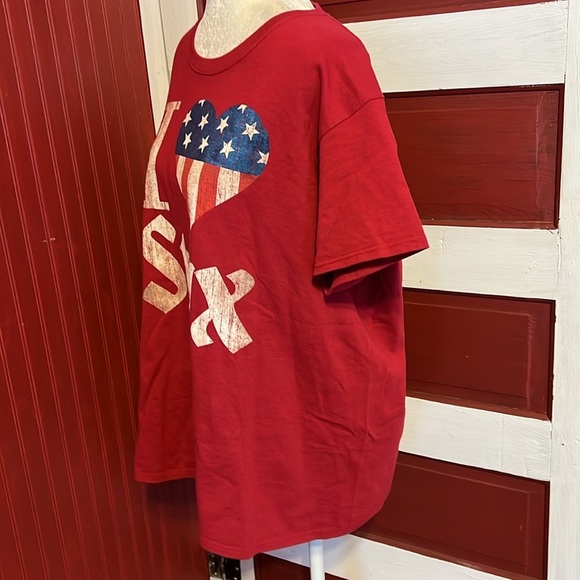 STYX 2013 N American Concert Tour CITIES Rock Pop Red t shirt XL “I Love Styx” - Picture 2 of 7